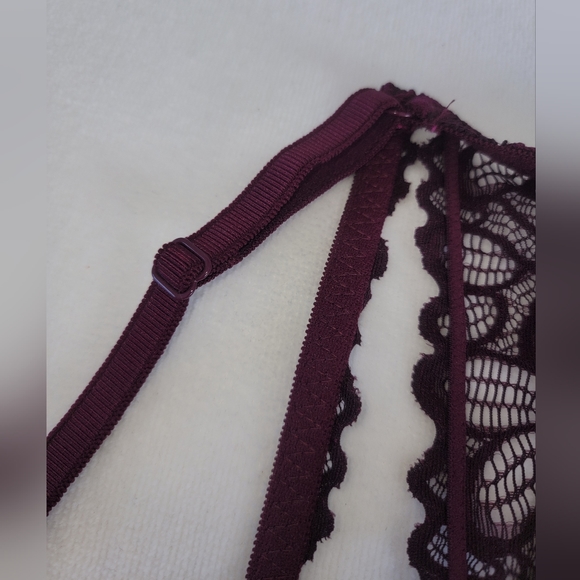 PINK Lace Floral Racerback Pushup Bra - Picture 9 of 11